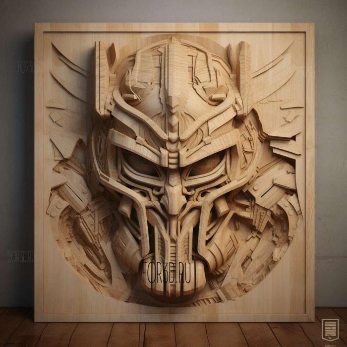 transformers 3 stl model for CNC